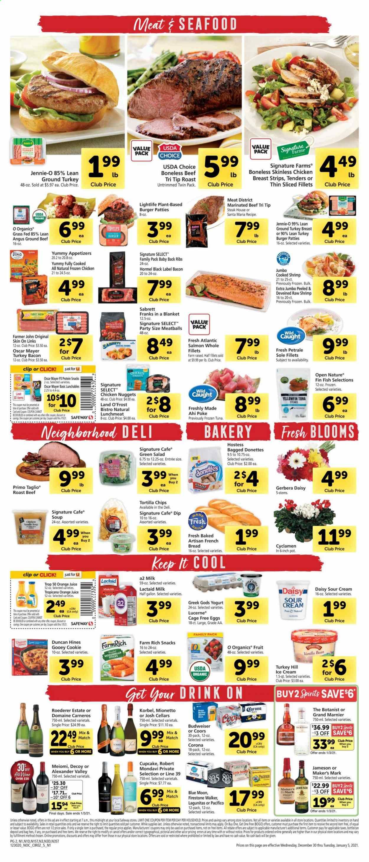 Safeway (AZ, CA, CO, HI, MD, NE, OR, VA, WA) Weekly Ad Flyer December 30 to January 5