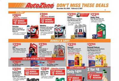 Autozone Weekly Ad Flyer December 29 to February 8