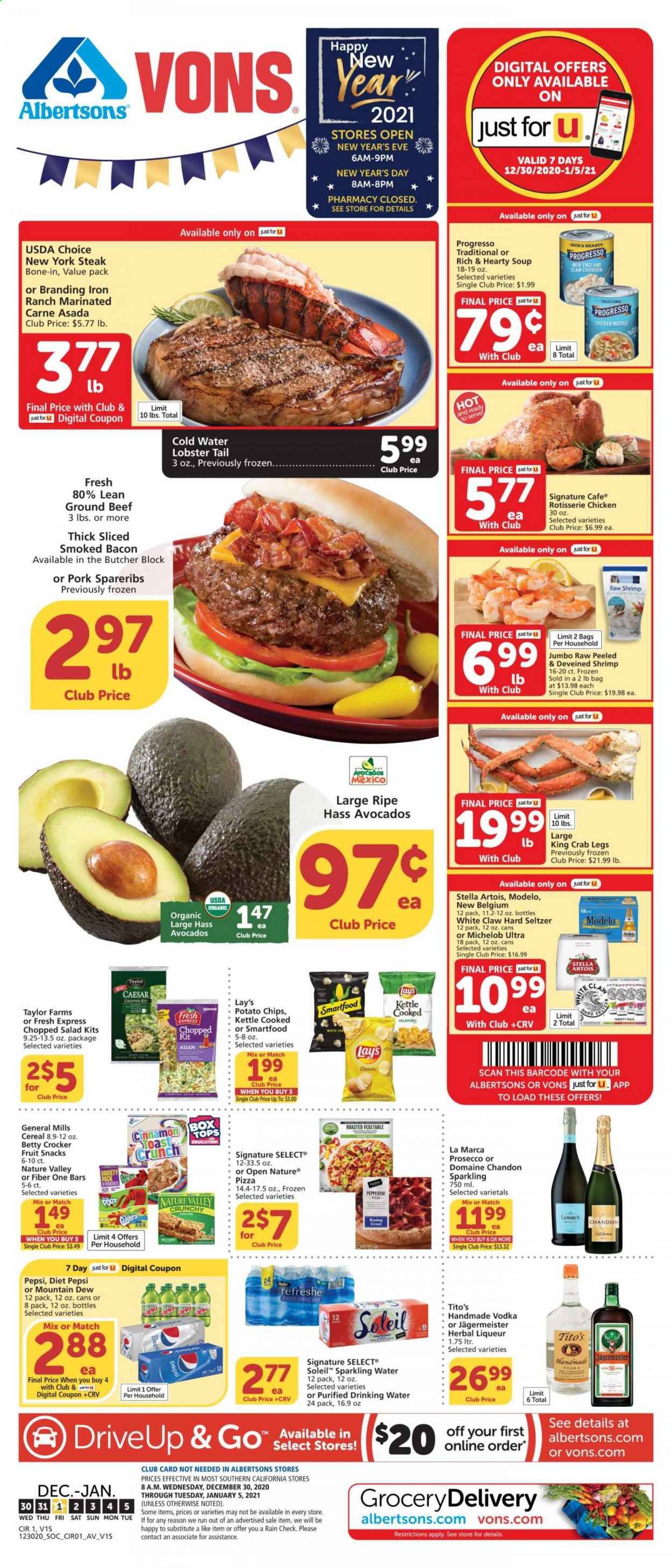 Vons (CA, NV) Weekly Ad Flyer December 30 to January 5