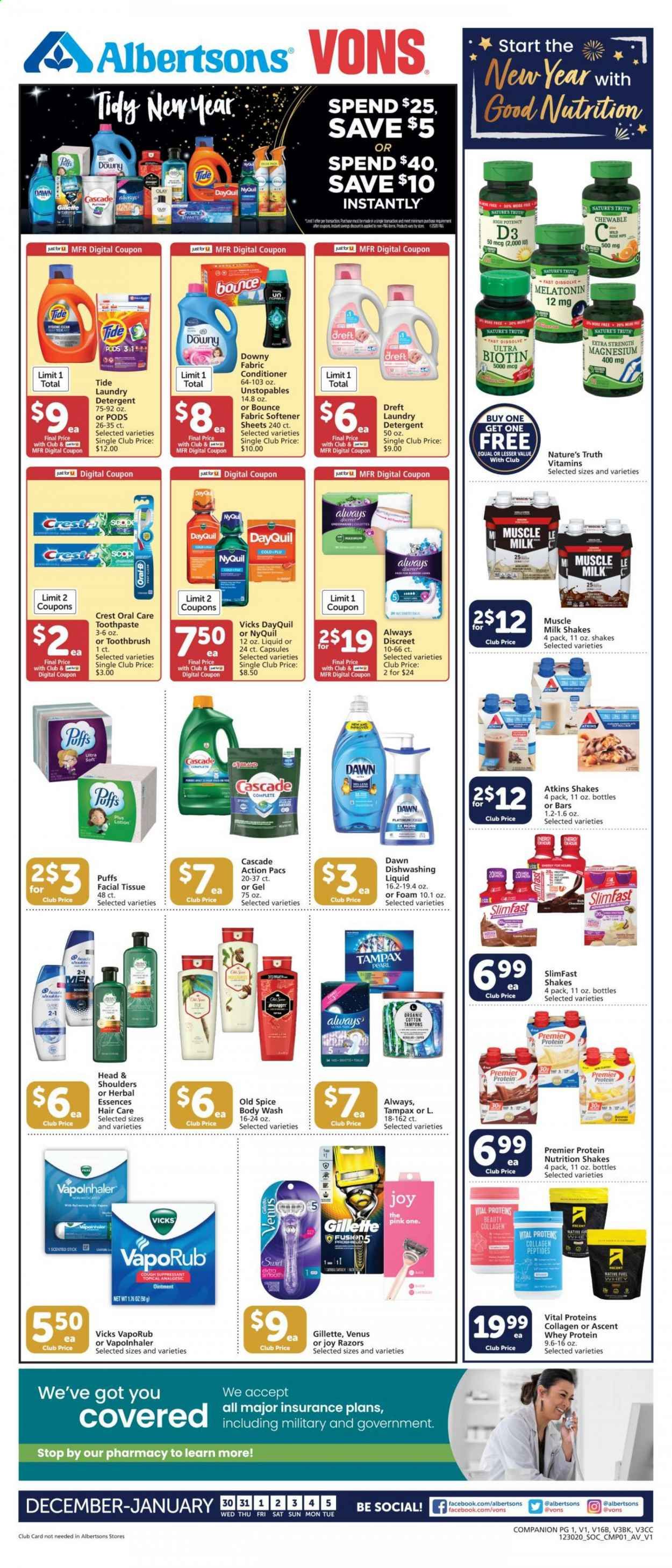 Vons (CA, NV) Weekly Ad Flyer December 30 to January 5