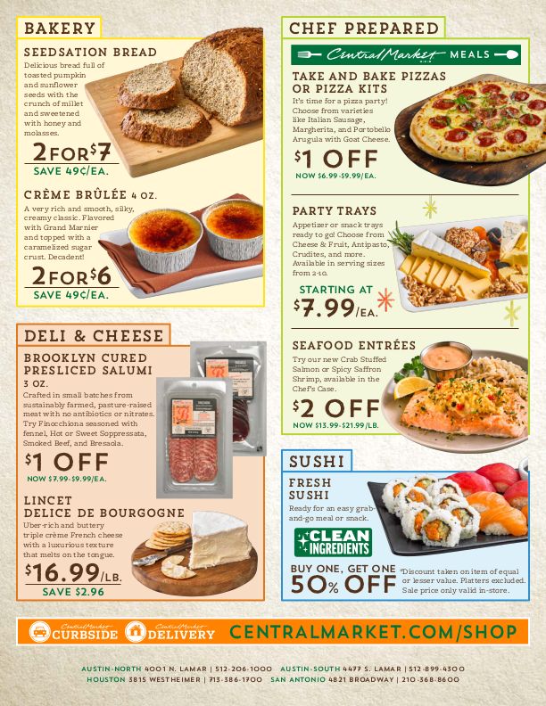 Central Market New Year Weekly Ad Flyer December 30, 2020 to January 5, 2021