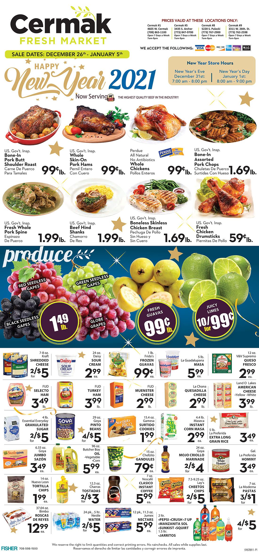 Cermak Fresh Market (IL) New Year Weekly Ad Flyer December 26, 2020 to January 5, 2021