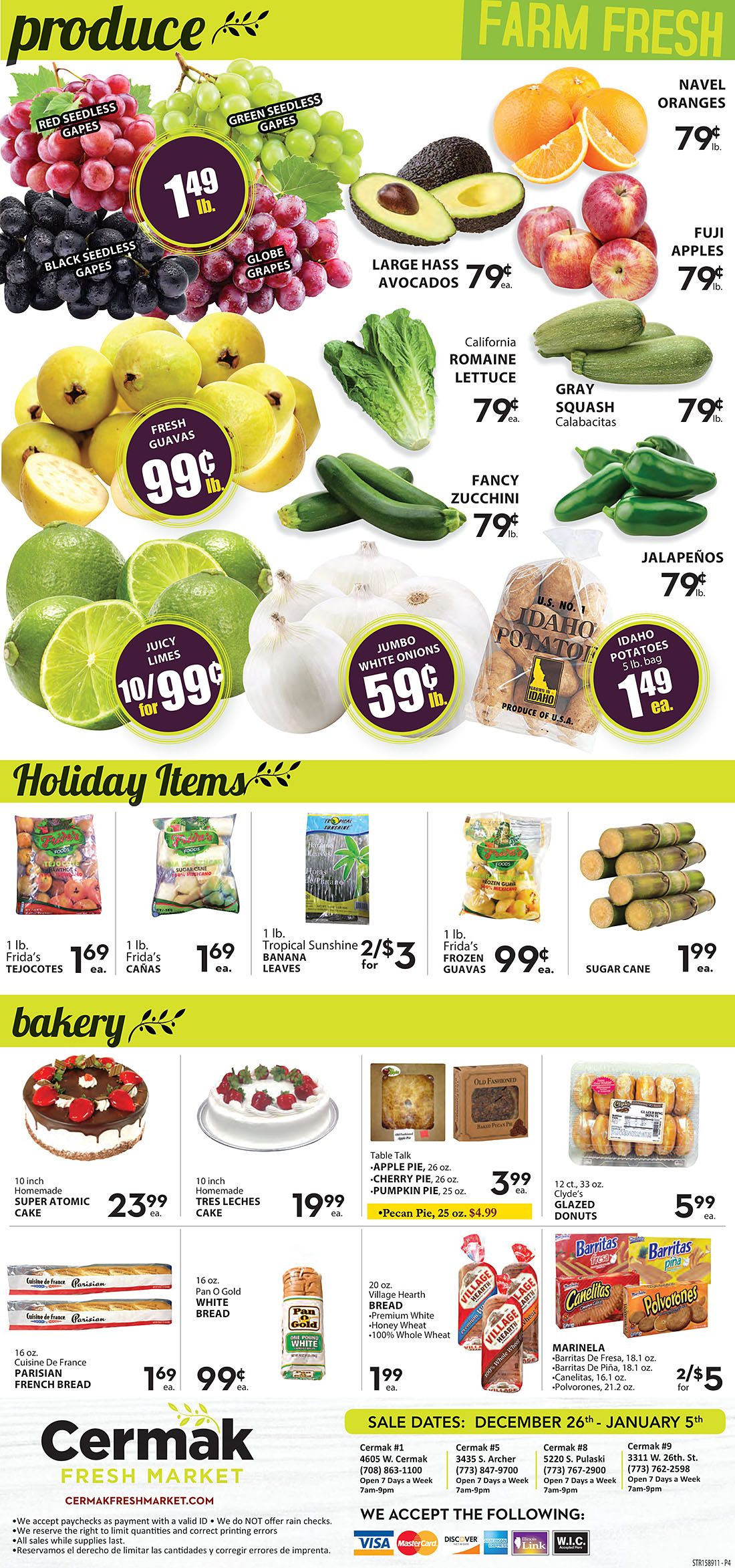 Cermak Fresh Market (IL) New Year Weekly Ad Flyer December 26, 2020 to January 5, 2021