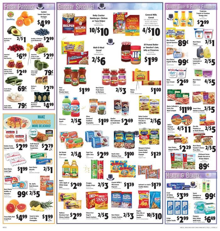 E.W. James & Sons New Year Weekly Ad Flyer December 30, 2020 to January 5, 2021