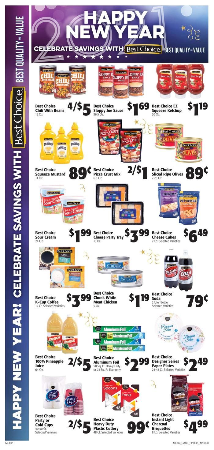 E.W. James & Sons New Year Weekly Ad Flyer December 30, 2020 to January 5, 2021