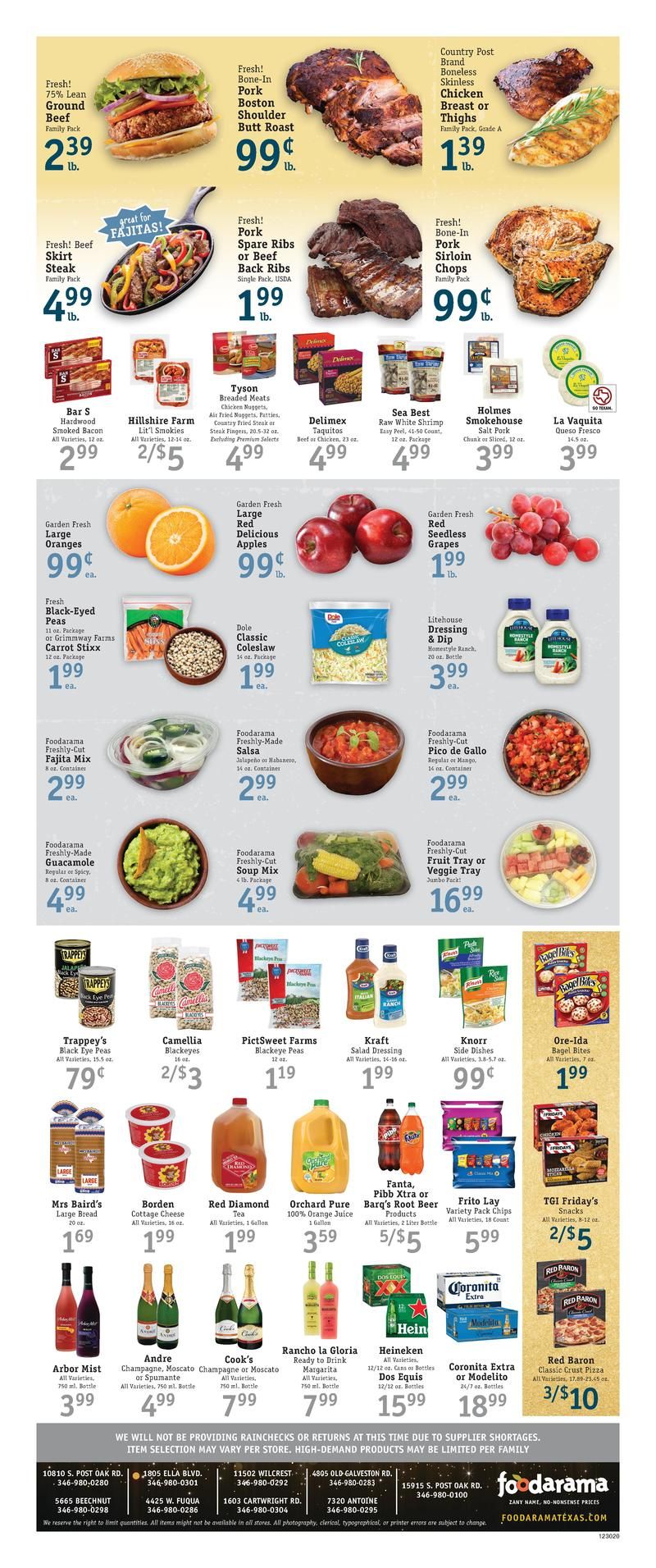Foodarama New Year Weekly Ad Flyer December 30, 2020 to January 5, 2021