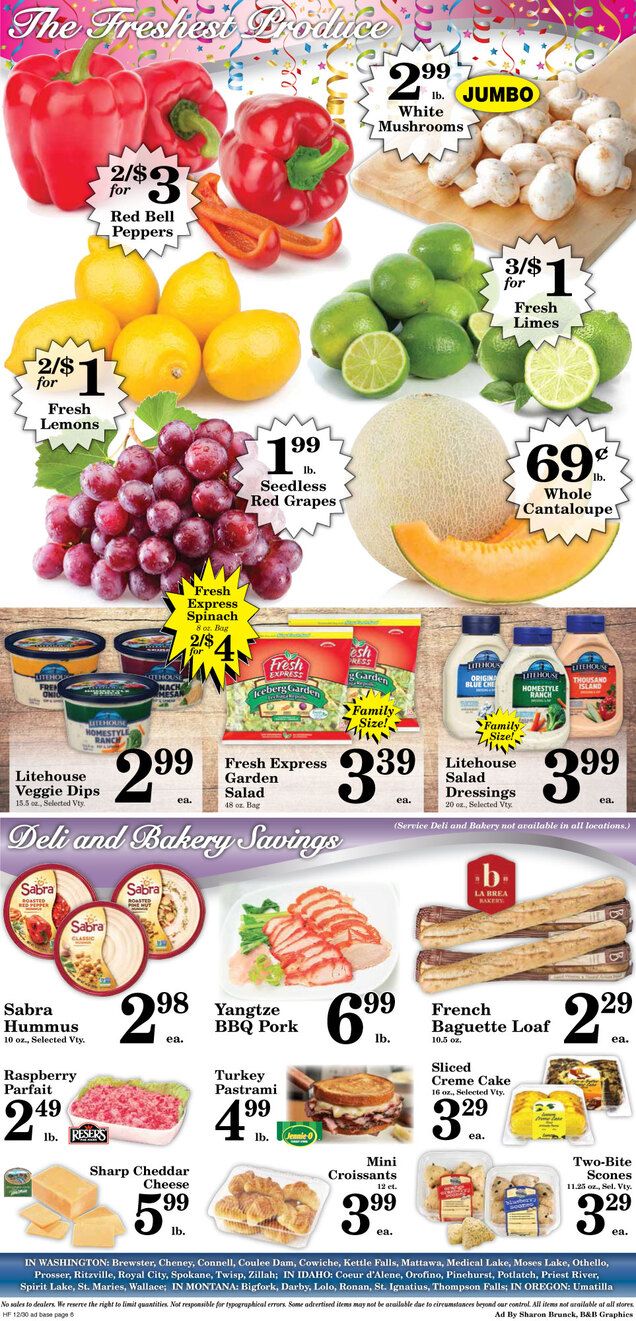 Harvest Foods New Year Weekly Ad Flyer December 30, 2020 to January 5, 2021