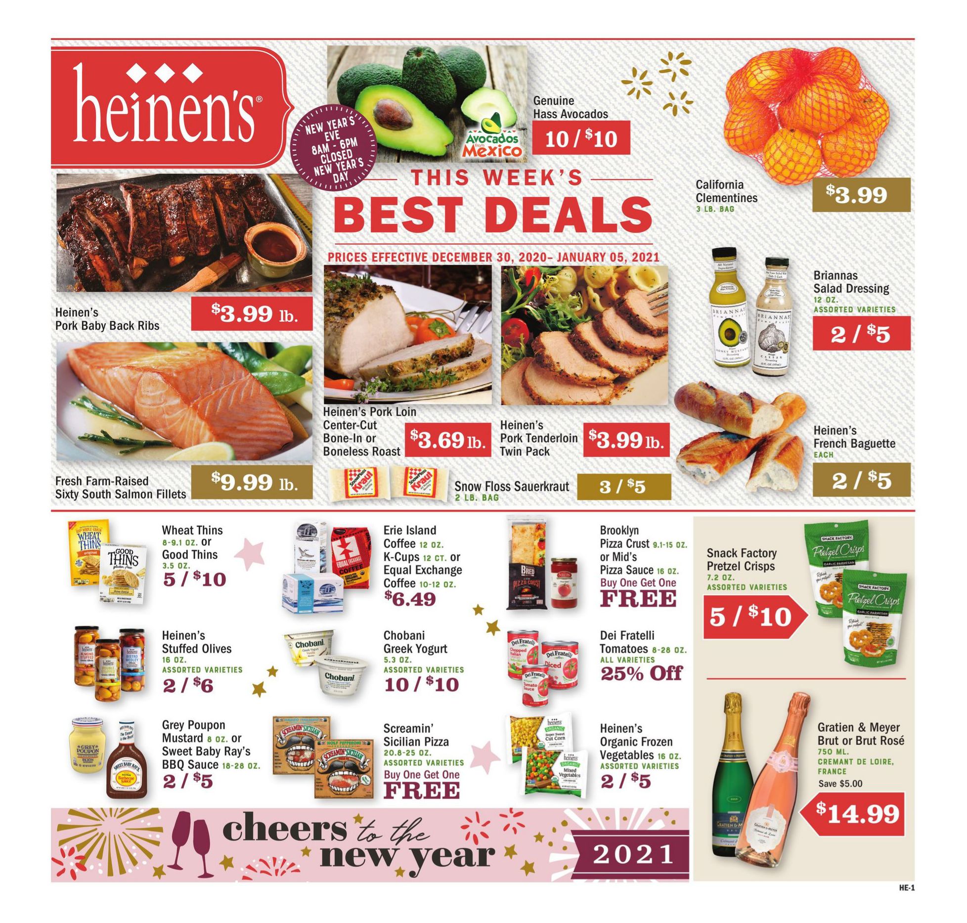 Heinen's New Year Weekly Ad Flyer December 30, 2020 to January 5, 2021