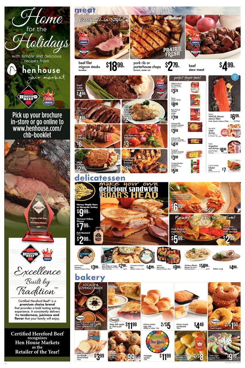 Hen House New Year Weekly Ad Flyer December 30, 2020 to January 5, 2021