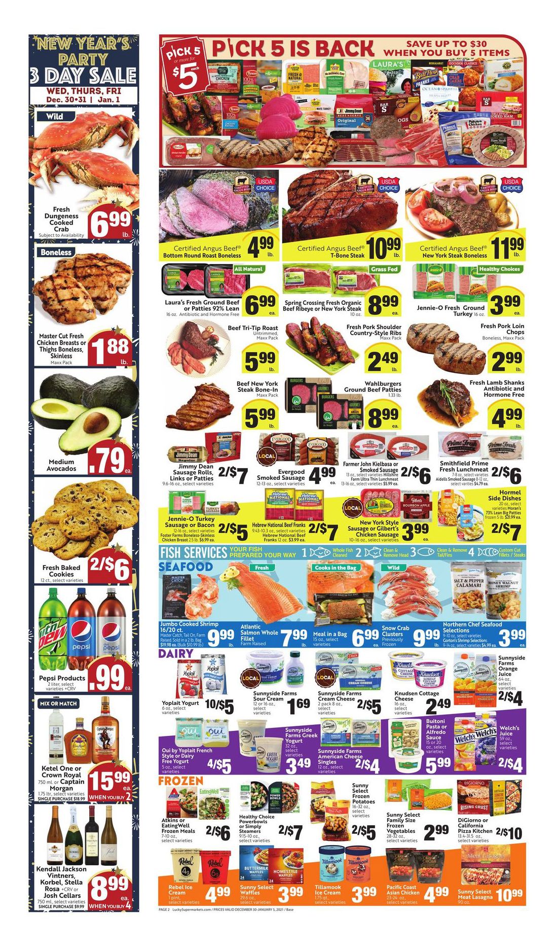 Lucky New Year Weekly Ad Flyer December 30, 2020 to January 5, 2021