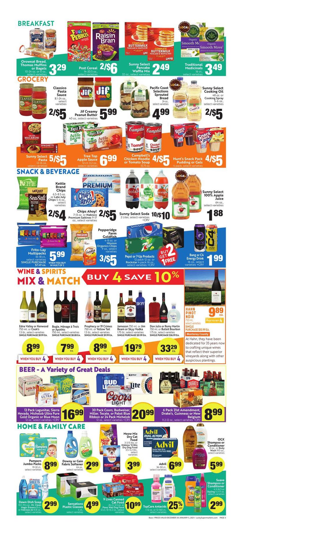 Lucky New Year Weekly Ad Flyer December 30, 2020 to January 5, 2021