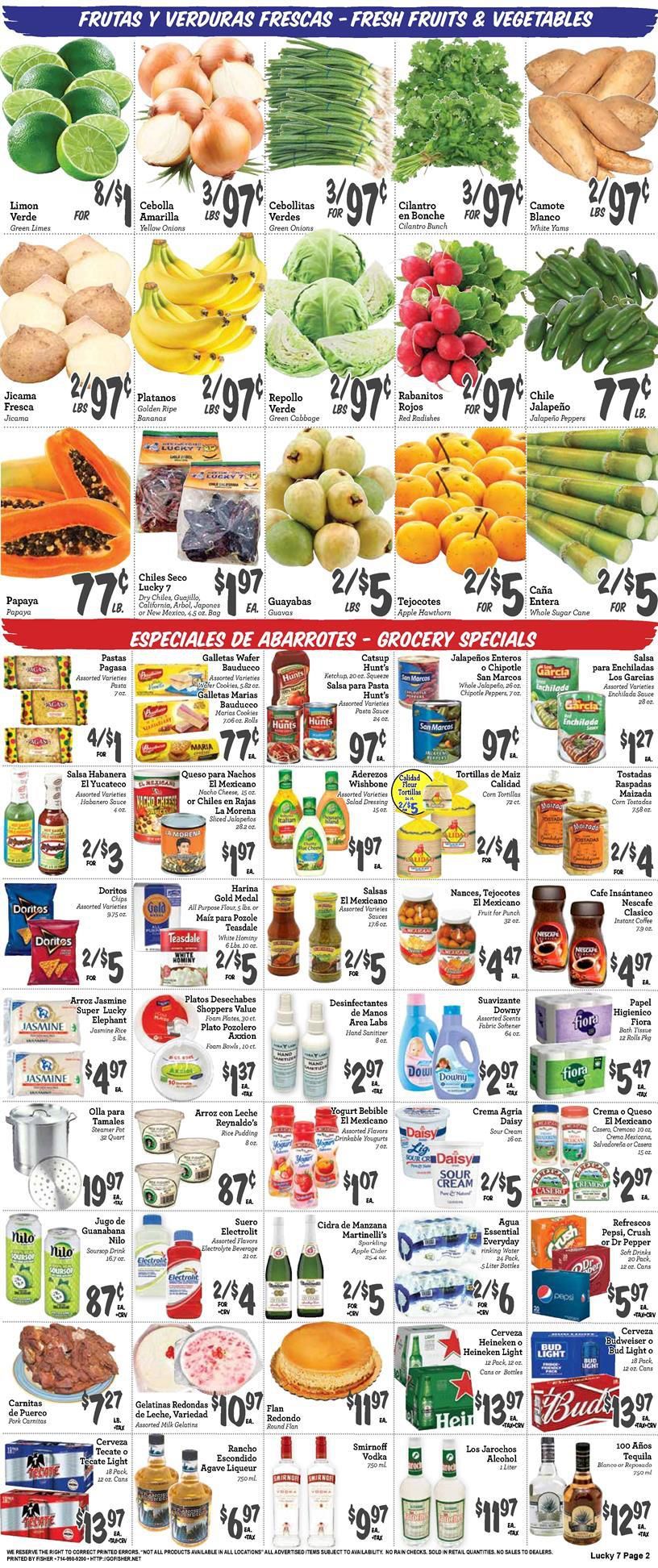 Lucky 7 Supermarket New Year Weekly Ad Flyer December 23, 2020 to January 5, 2021
