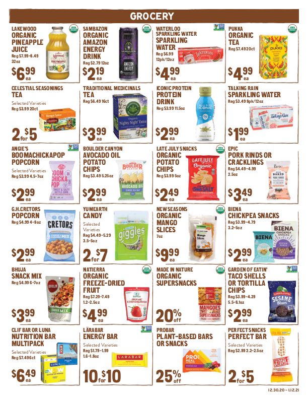New Seasons Market (CA) New Year Weekly Ad Flyer December 30, 2020 to January 12, 2021