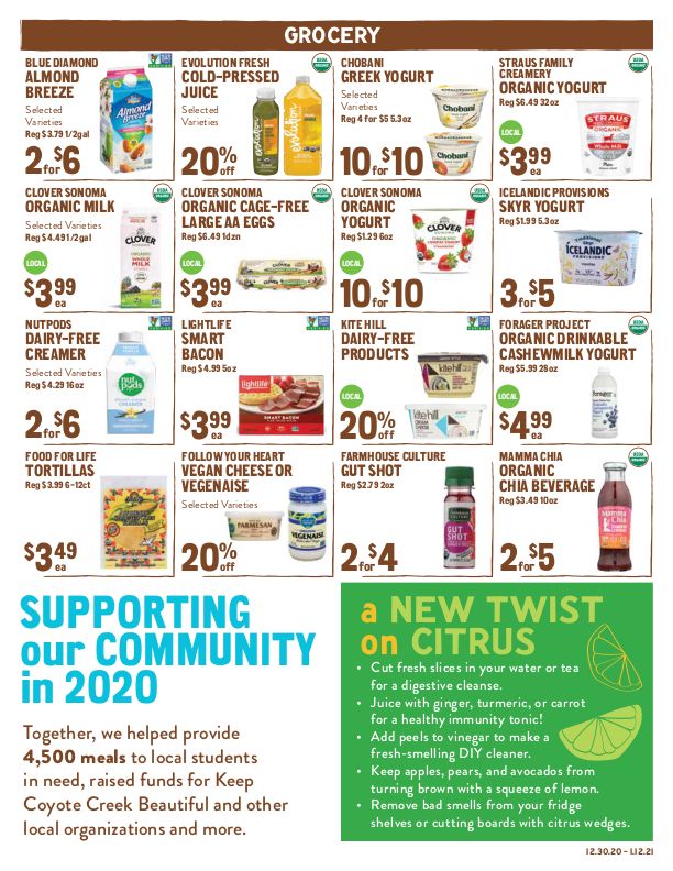 New Seasons Market (CA) New Year Weekly Ad Flyer December 30, 2020 to January 12, 2021