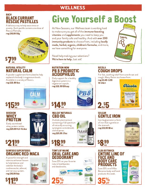 New Seasons Market (OR) New Year Weekly Ad Flyer December 30, 2020 to January 5, 2021