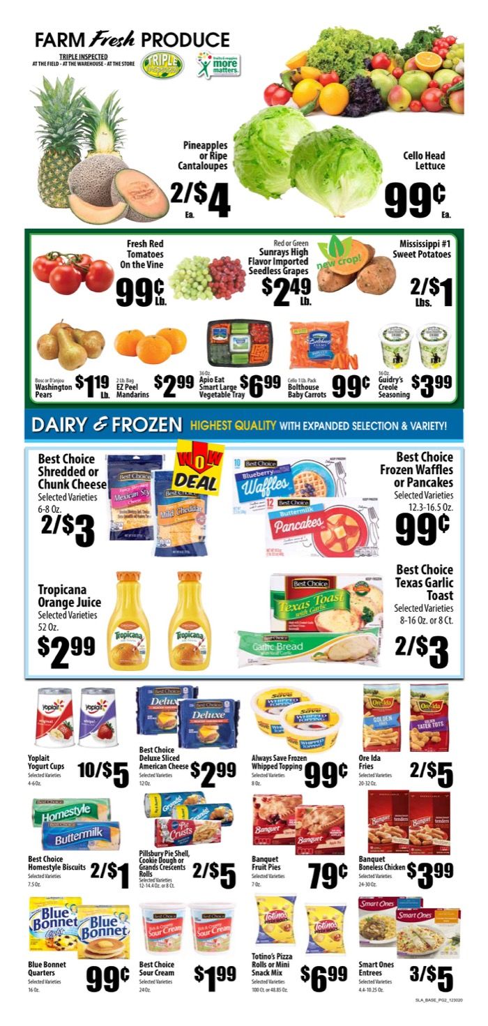 Piggly Wiggly (LA) New Year Weekly Ad Flyer December 30, 2020 to January 5, 2021