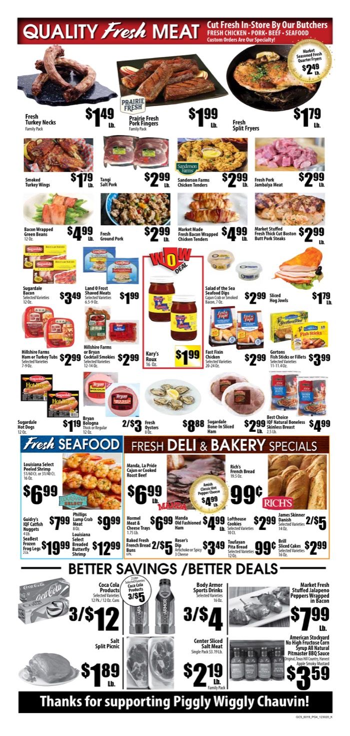 Piggly Wiggly (LA) New Year Weekly Ad Flyer December 30, 2020 to January 5, 2021