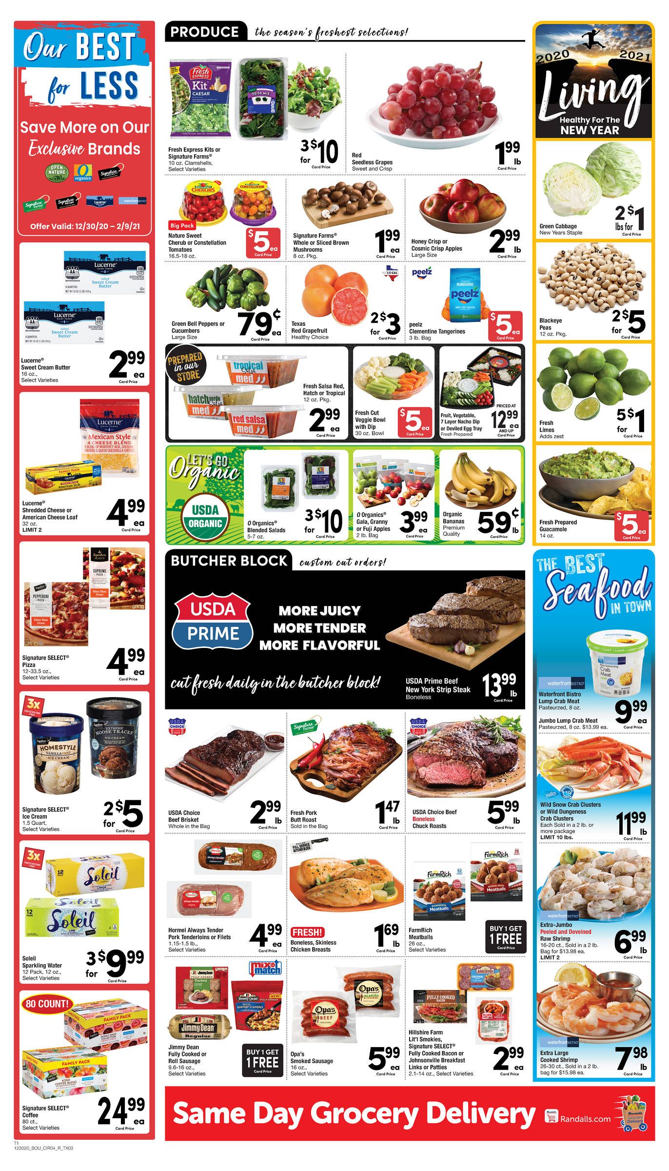 Randalls New Year Weekly Ad Flyer December 30, 2020 to January 5, 2021