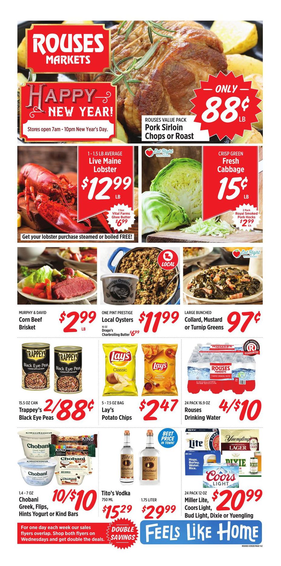 Rouses Markets New Year Weekly Ad Flyer December 30, 2020 to January 6, 2021
