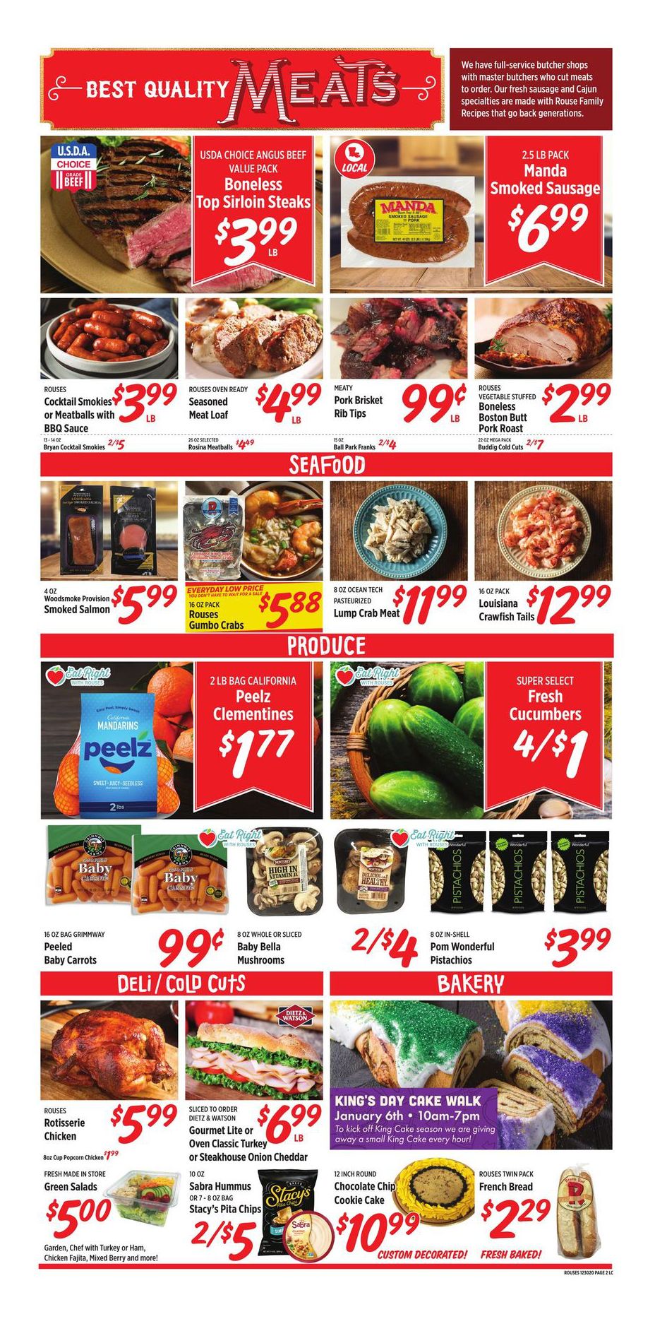 Rouses Markets New Year Weekly Ad Flyer December 30, 2020 to January 6, 2021