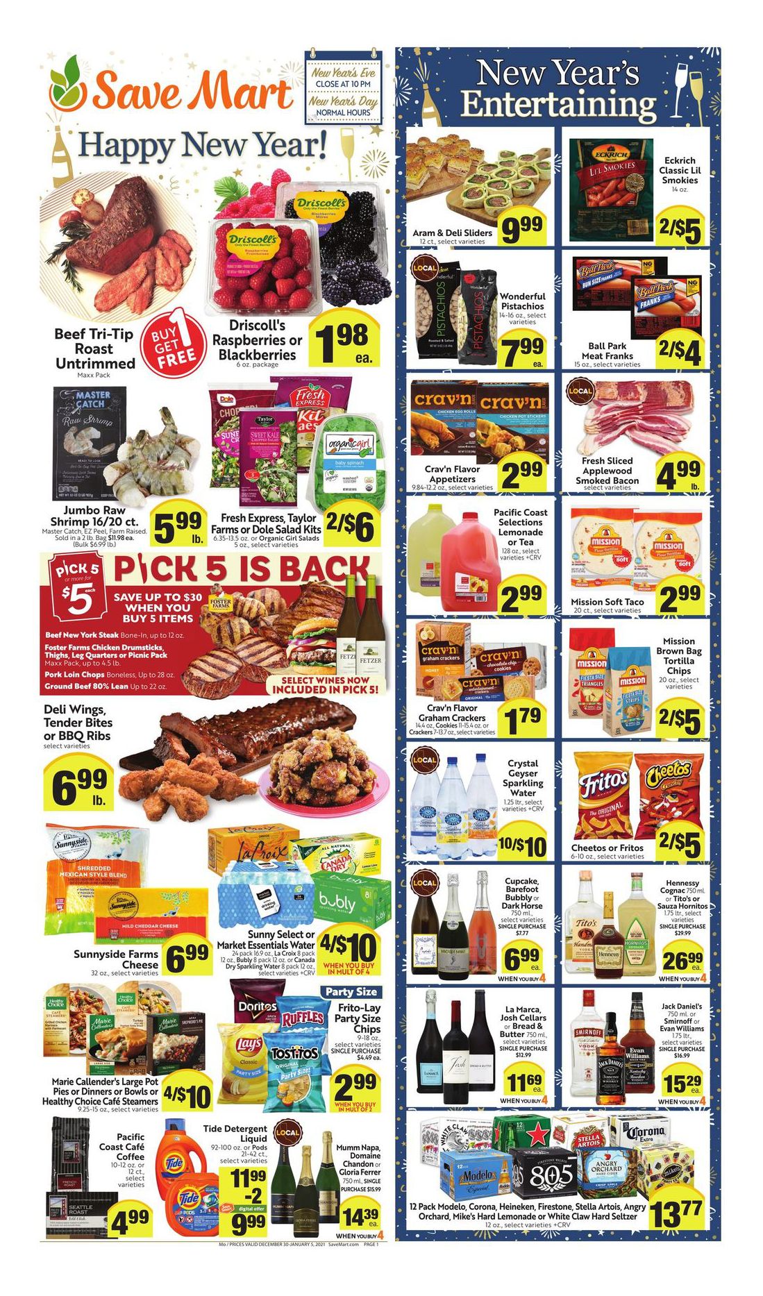 Save Mart New Year Weekly Ad Flyer December 30, 2020 to January 5, 2021