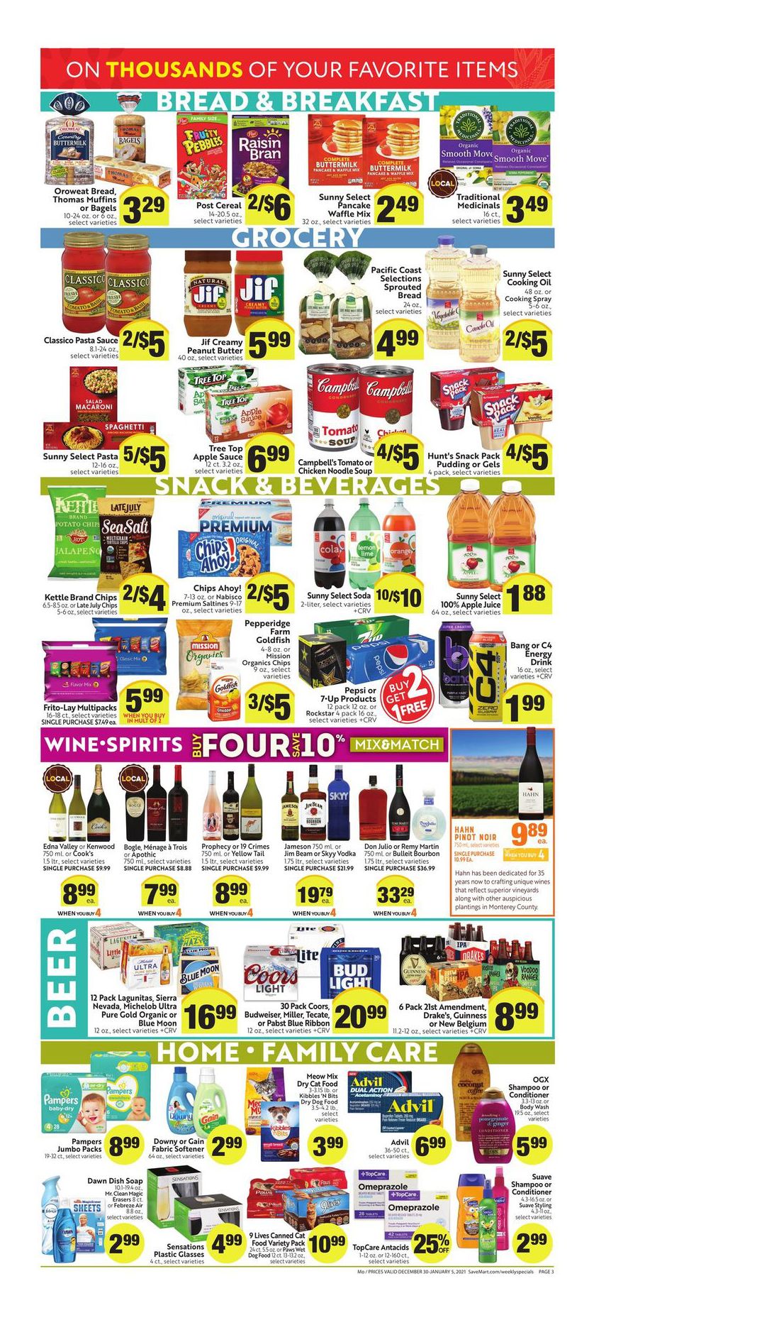 Save Mart New Year Weekly Ad Flyer December 30, 2020 to January 5, 2021
