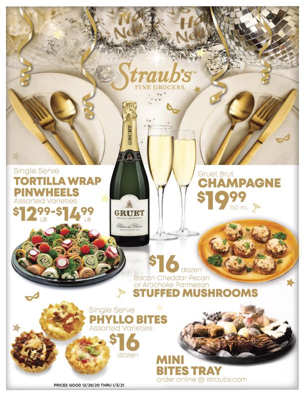Straub's New Year Weekly Ad Flyer December 28, 2020 to January 3, 2021