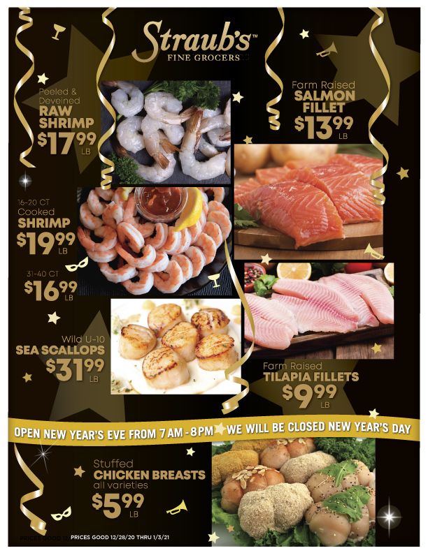 Straub's New Year Weekly Ad Flyer December 28, 2020 to January 3, 2021