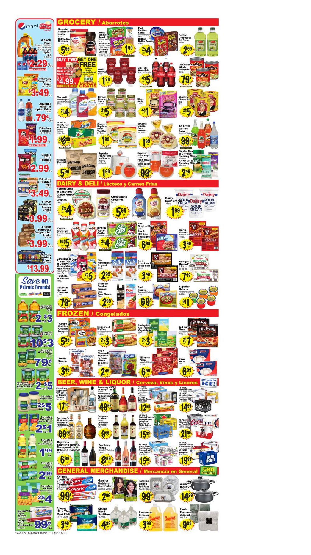 Superior Grocers New Year Weekly Ad Flyer December 30, 2020 to January 5, 2021