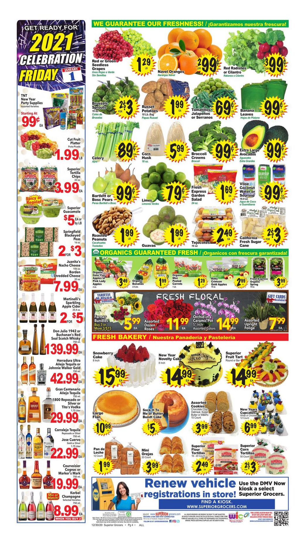 Superior Grocers New Year Weekly Ad Flyer December 30, 2020 to January 5, 2021