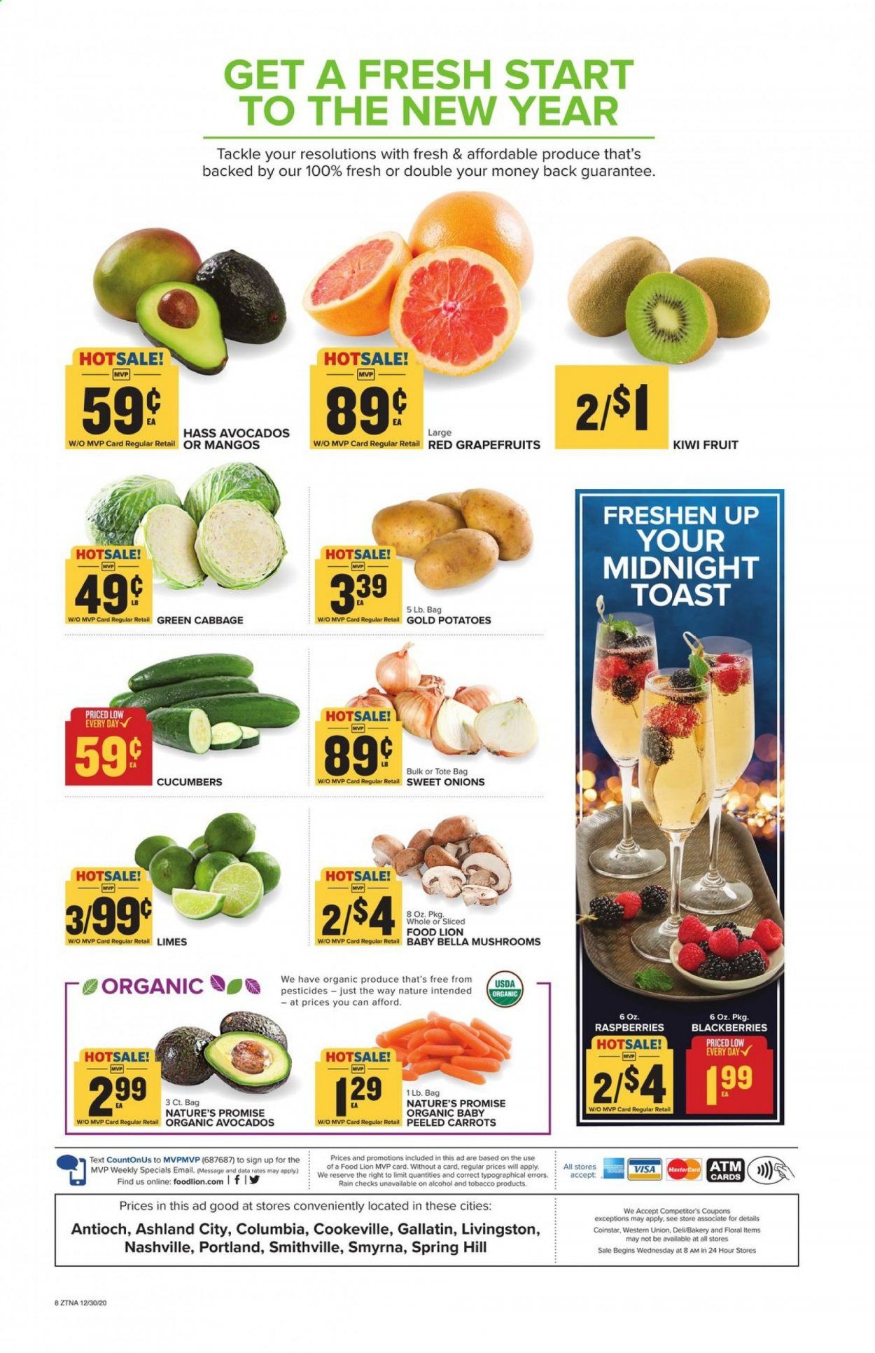 Food Lion (TN) Weekly Ad Flyer December 30 to January 5