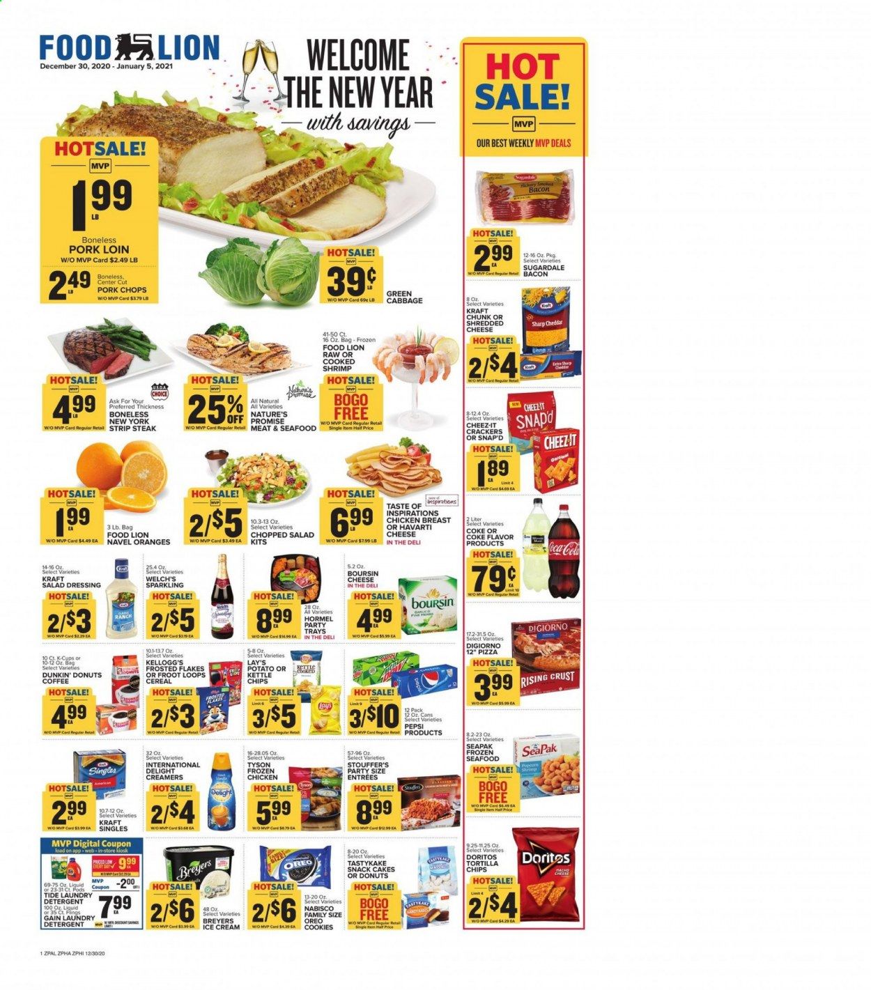 Food Lion (PA) Weekly Ad Flyer December 30 to January 5