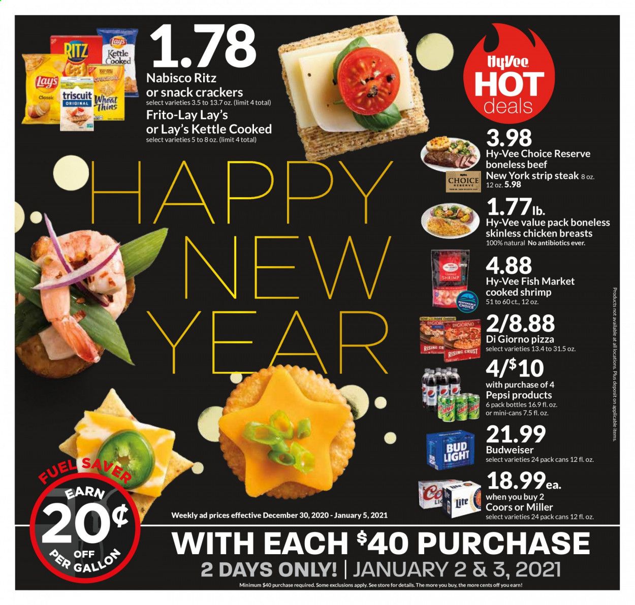 Hy-Vee (IA, IL, KS, MO) Weekly Ad Flyer December 30 to January 5