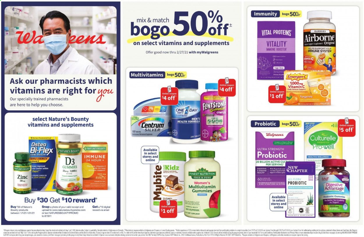 Walgreens Weekly Ad Flyer January 3 to January 9