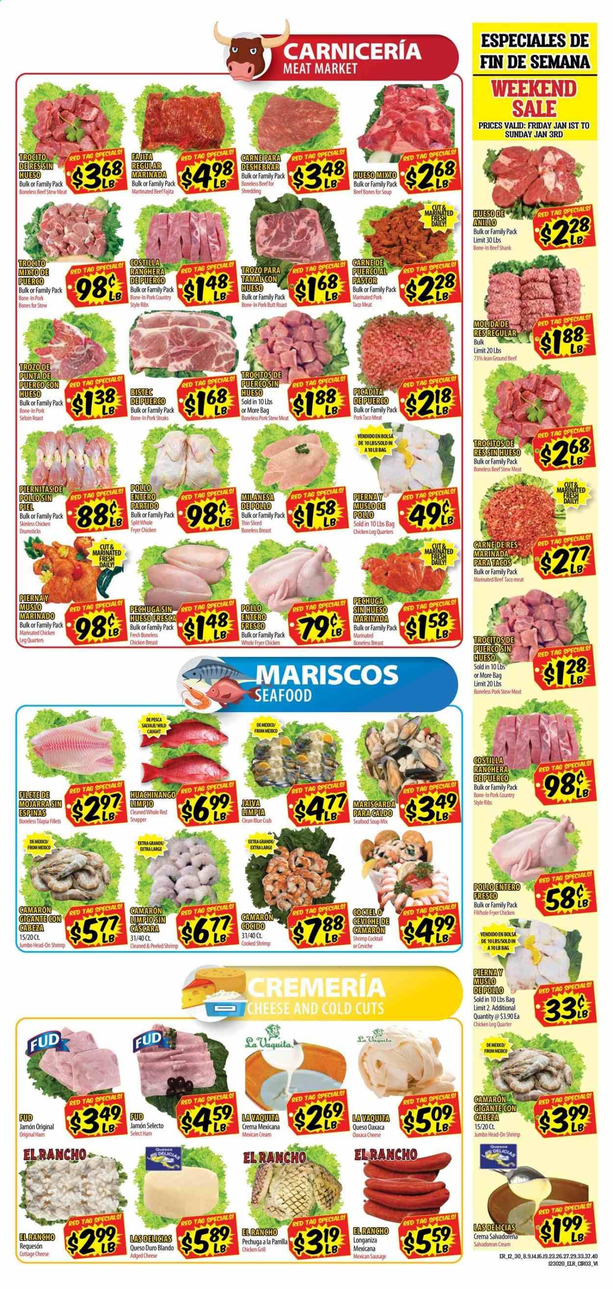 El Rancho (TX) Weekly Ad Flyer December 30 to January 5