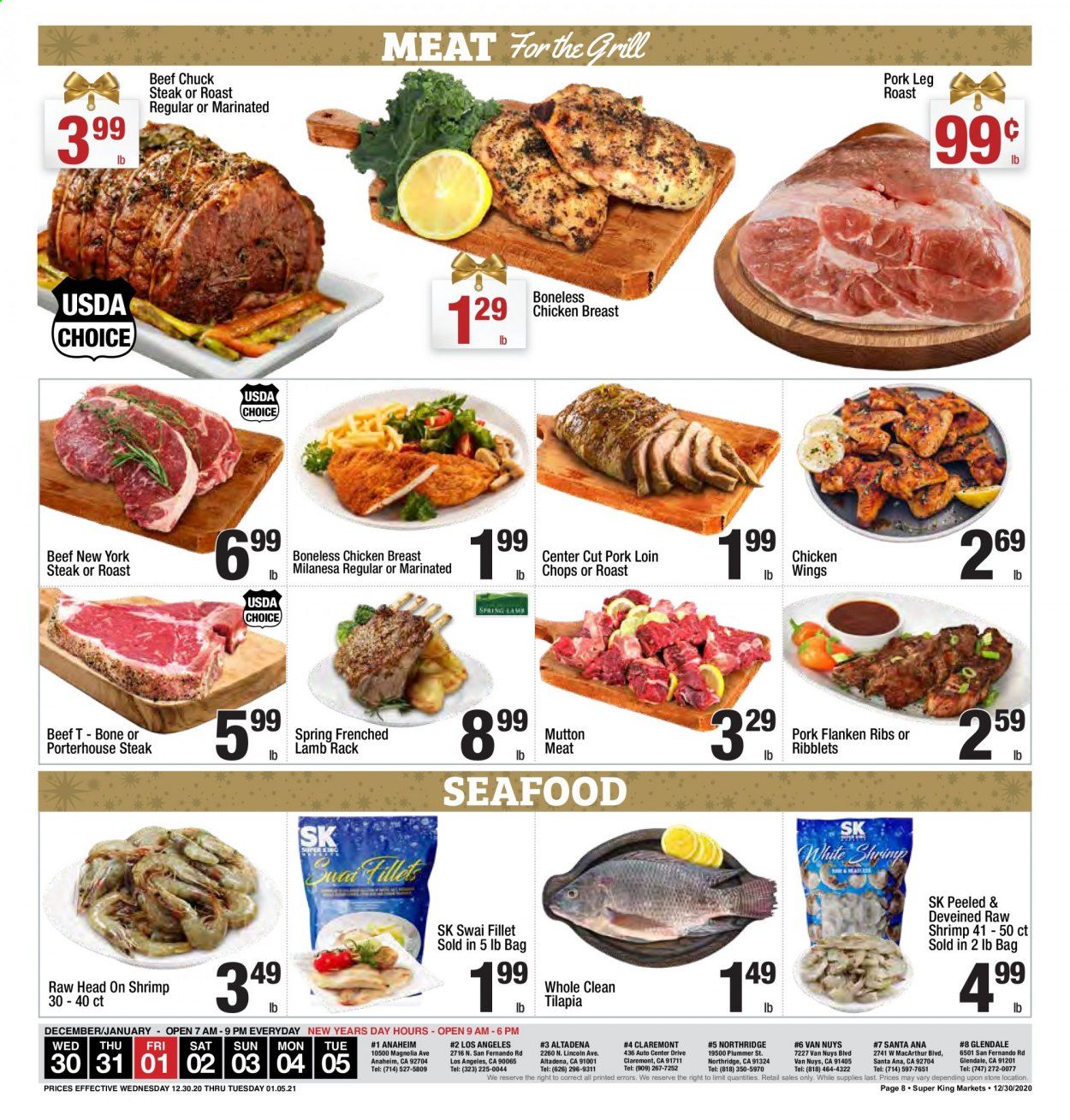 Super King Markets (CA) Weekly Ad Flyer December 30 to January 5