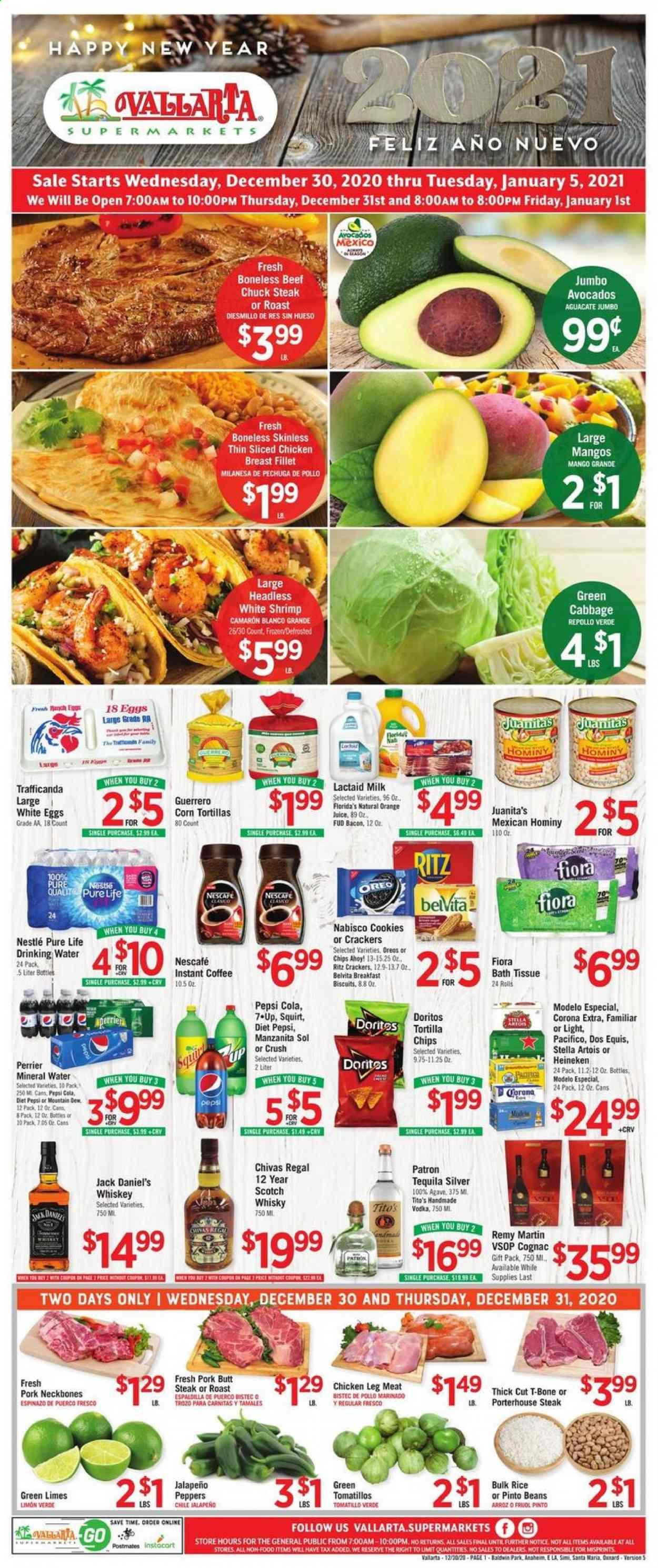 Vallarta (CA) Weekly Ad Flyer December 30 to January 5