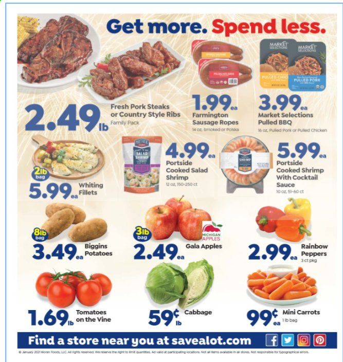 Save a Lot Weekly Ad Flyer December 30 to January 5