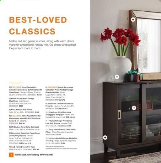 The Home Depot Weekly Ad Flyer October 16 to January 10