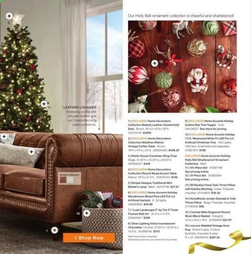 The Home Depot Weekly Ad Flyer October 16 to January 10