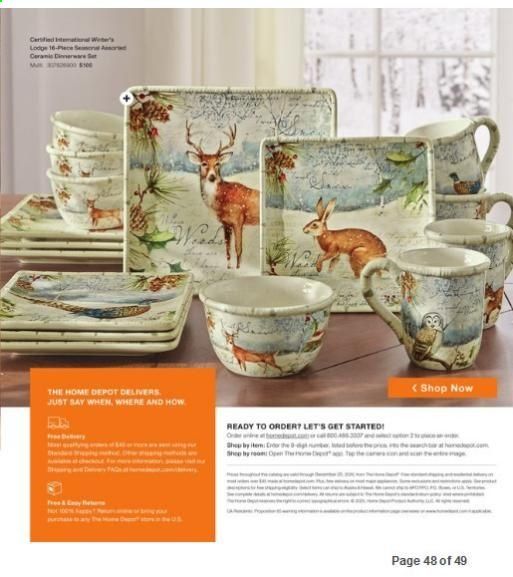 The Home Depot Weekly Ad Flyer October 16 to January 10