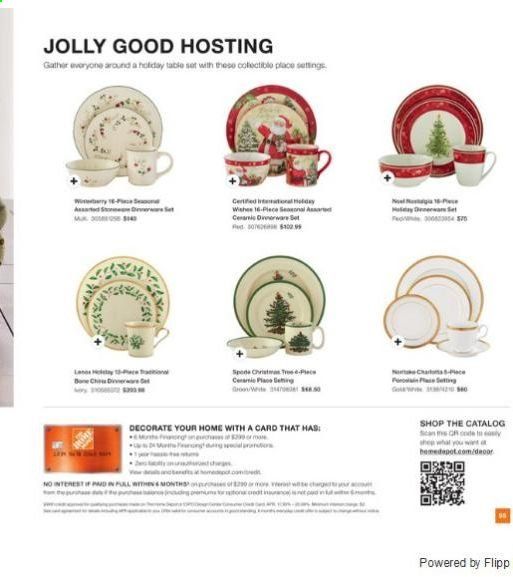 The Home Depot Weekly Ad Flyer October 16 to January 10