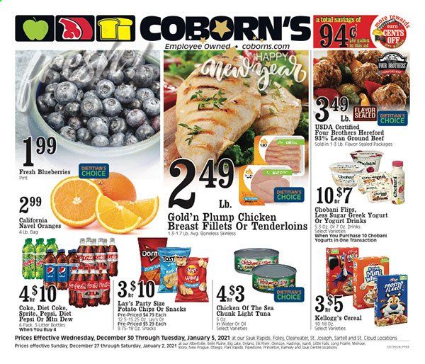 Coborn's (MN, SD) Weekly Ad Flyer December 30 to January 5