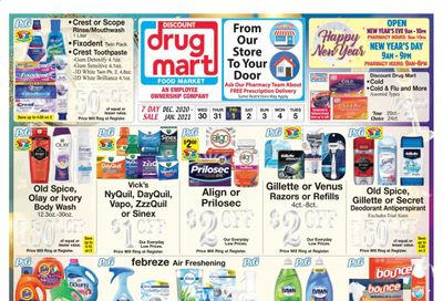 Discount Drug Mart (OH) Weekly Ad Flyer December 30 to January 5