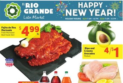El Rio Grande (10, 21, 25, 30, 34, 53, 90) Weekly Ad Flyer December 30 to January 5