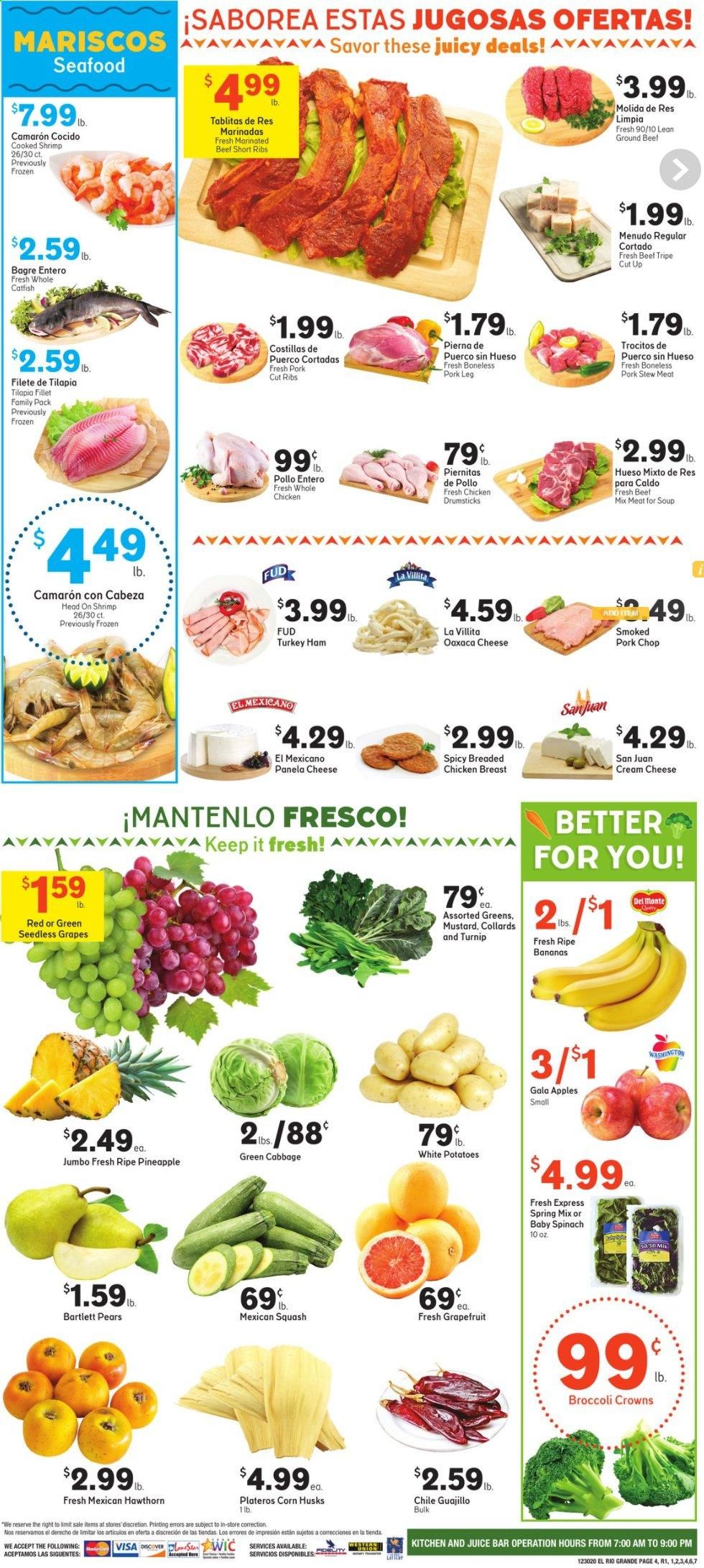 El Rio Grande (10, 21, 25, 30, 34, 53, 90) Weekly Ad Flyer December 30 to January 5