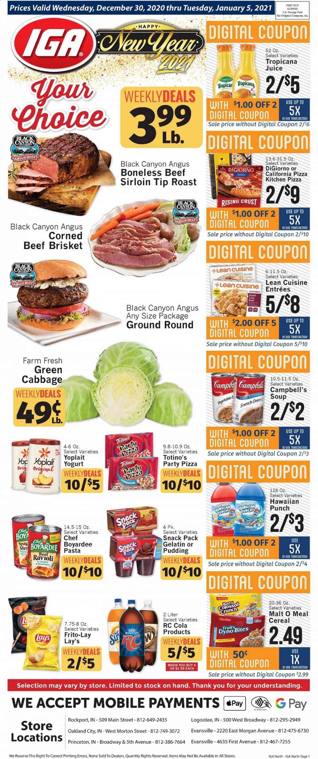IGA Weekly Ad Flyer December 30 to January 5