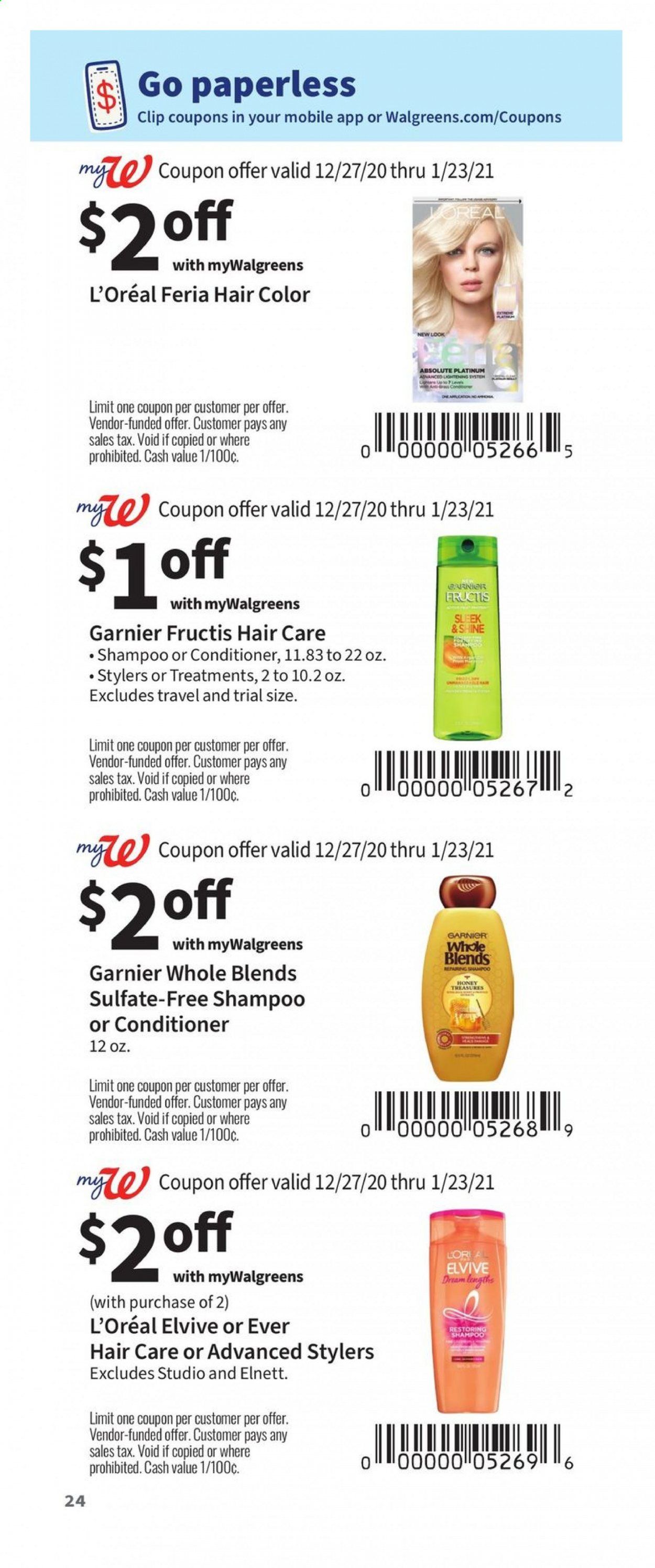Walgreens Weekly Ad Flyer December 27 to January 23