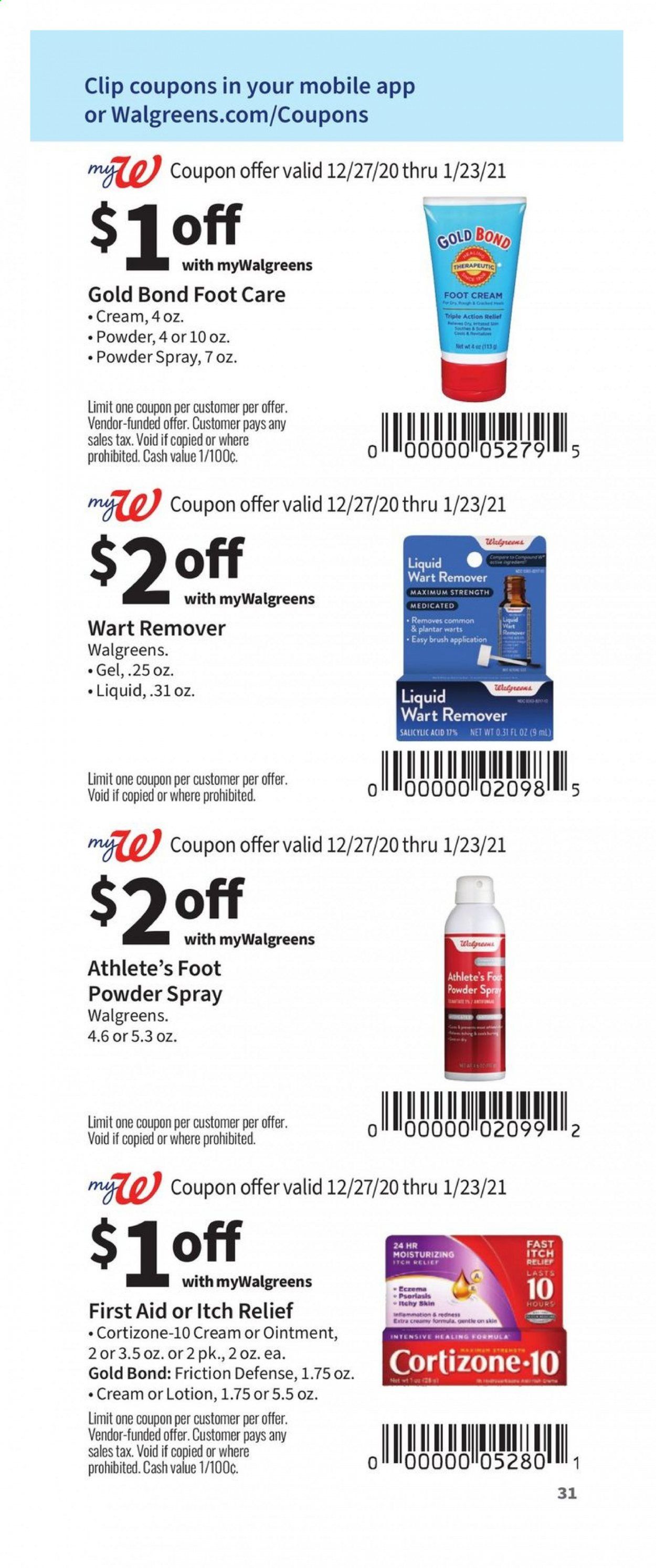 Walgreens Weekly Ad Flyer December 27 to January 23