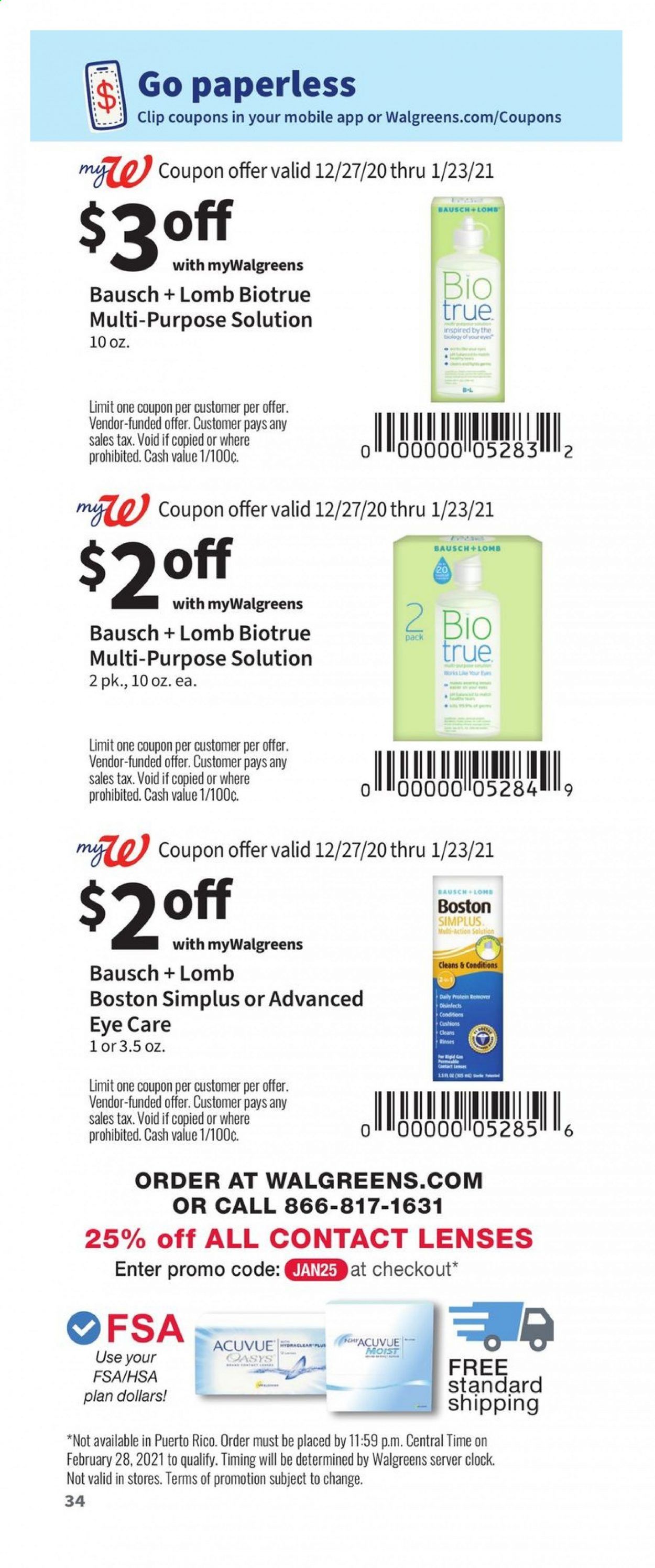 Walgreens Weekly Ad Flyer December 27 to January 23